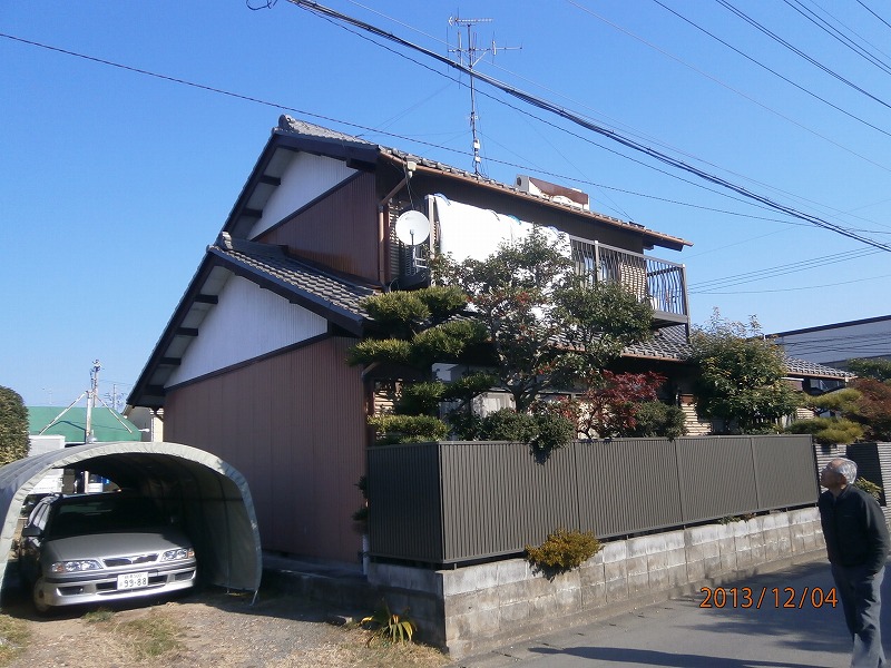 施工前の写真
