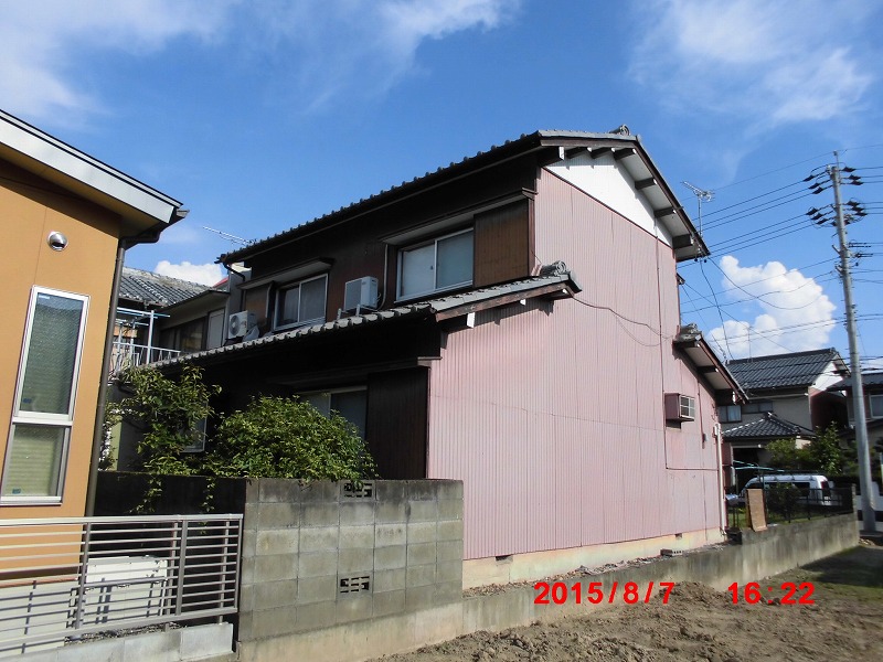 施工前の写真