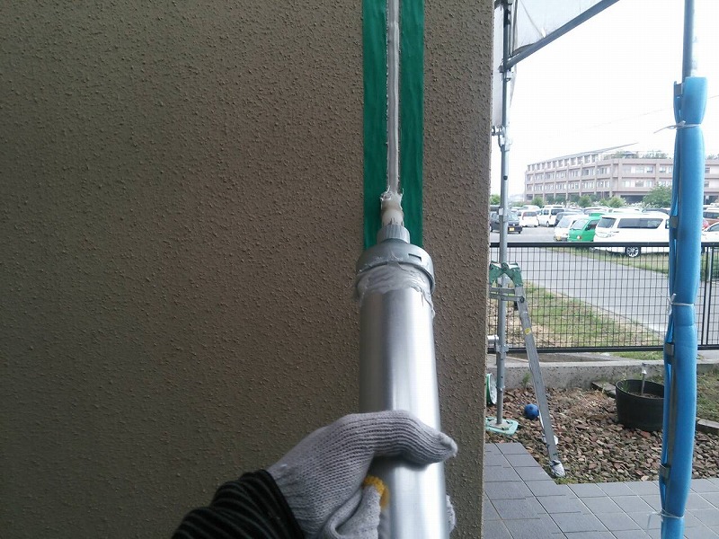 施工中の写真