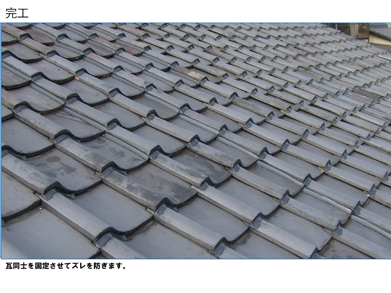 和瓦から金属屋根（横暖ルーフ）への葺き替え工事の手順